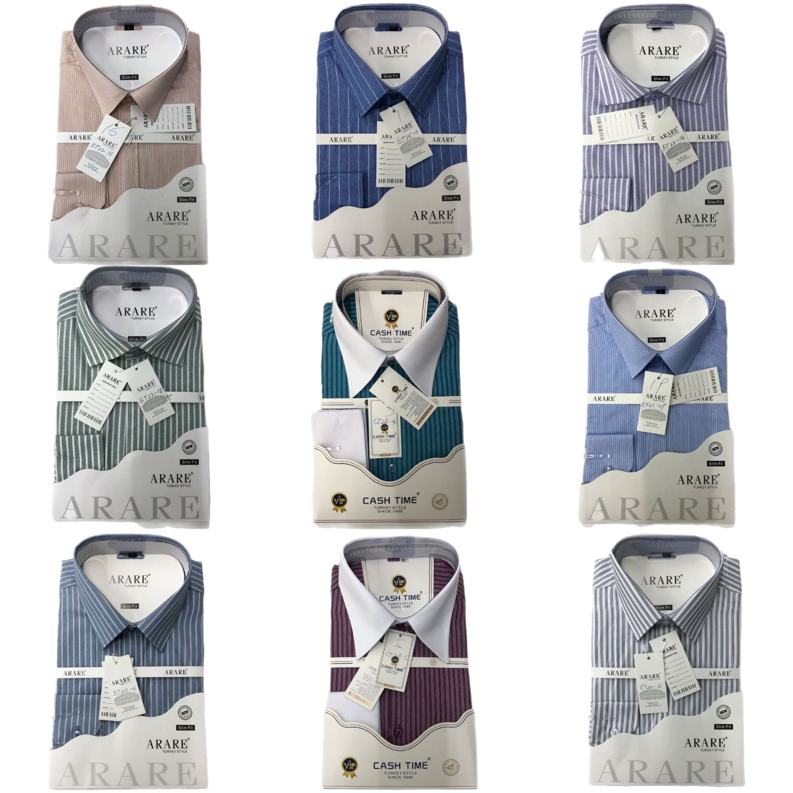 Men's Clothing Striped Long Sleeve Cotton Shirt Business Casual Summer Basic Elegant Style Fit Single Breasted_viptrois.com