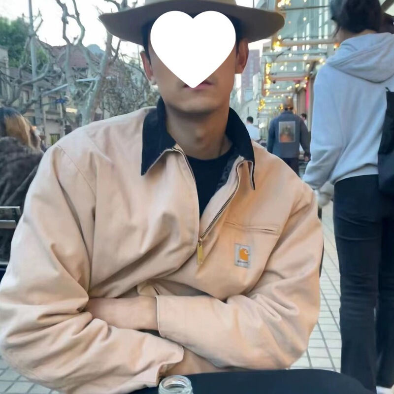 In Stock Carharrt Detroit Heavy-Duty Workwear Canvas Jacket Casual Jacket for Men and Women Wear-Resistant