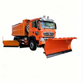 LDH5256TCXZZ 市政冬季除雪车大功率滚刷路面厚冰雪清理机械