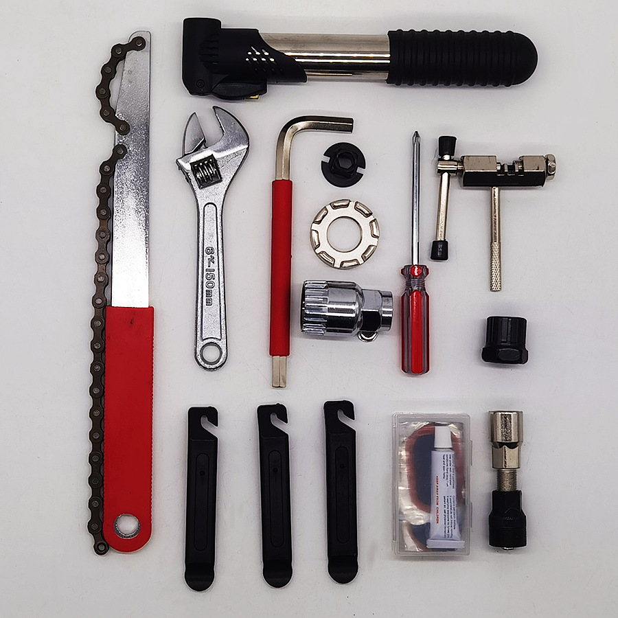Bicicleta conjunto completo de herramientas de reparación portátil llave de mantenimiento Equipo conjunto completo de herramientas de reparación combinación traje