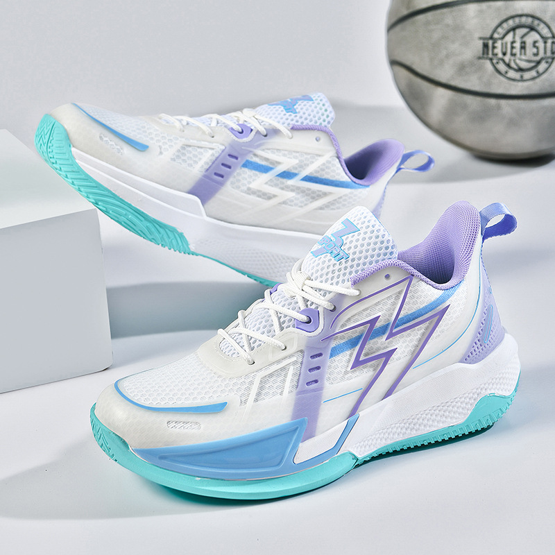 Putian Cement Outdoor Basketball Shoes Men's Cushioning Anti-Slip Youth Professional Mesh Men's Shoes Sports Shoes Cross-Border Foreign Trade