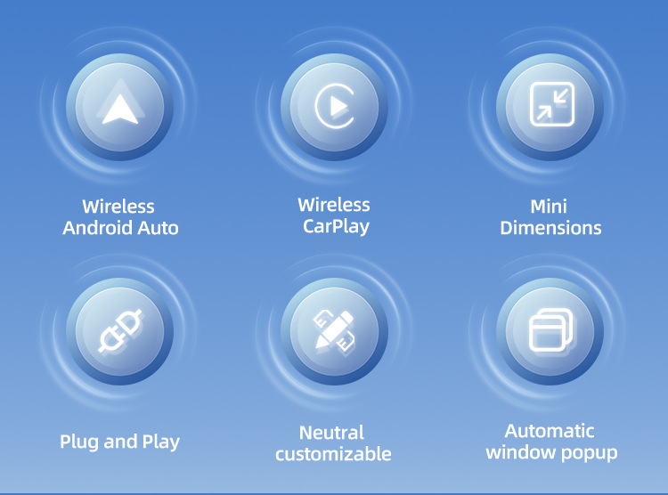 Cross-Border Carlinkit Original Car Wired to Wireless Carplay Two-In-One Interconnection Android Auto Box