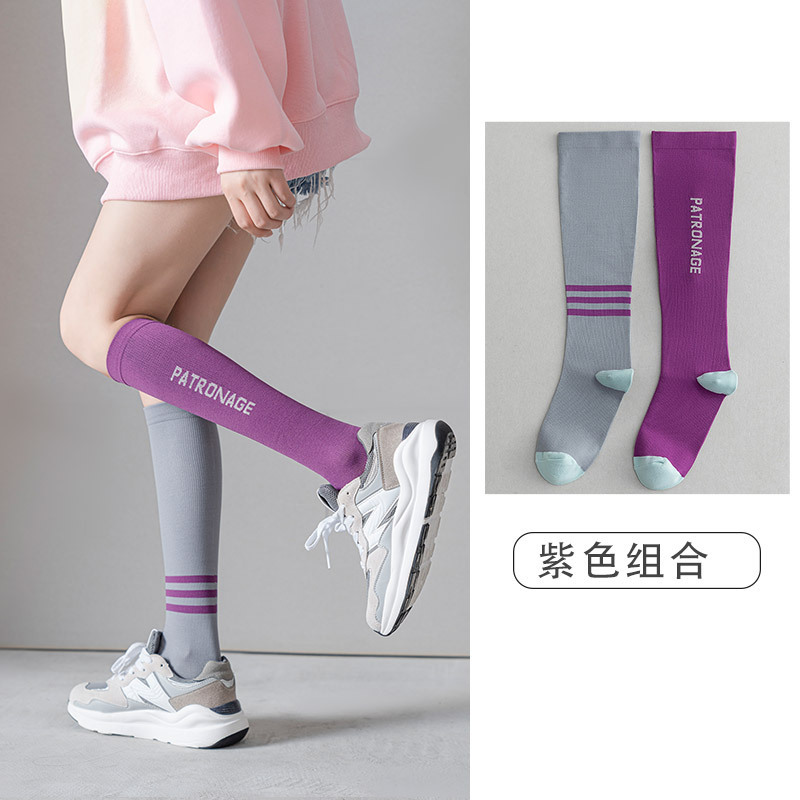 女性用ふくらはぎソックス、夏用プロスポーツ圧力薄型、大きいサイズ、微圧、純綿、吸汗性、痩身、フィットネス、ランニング、縄跳び|undefined