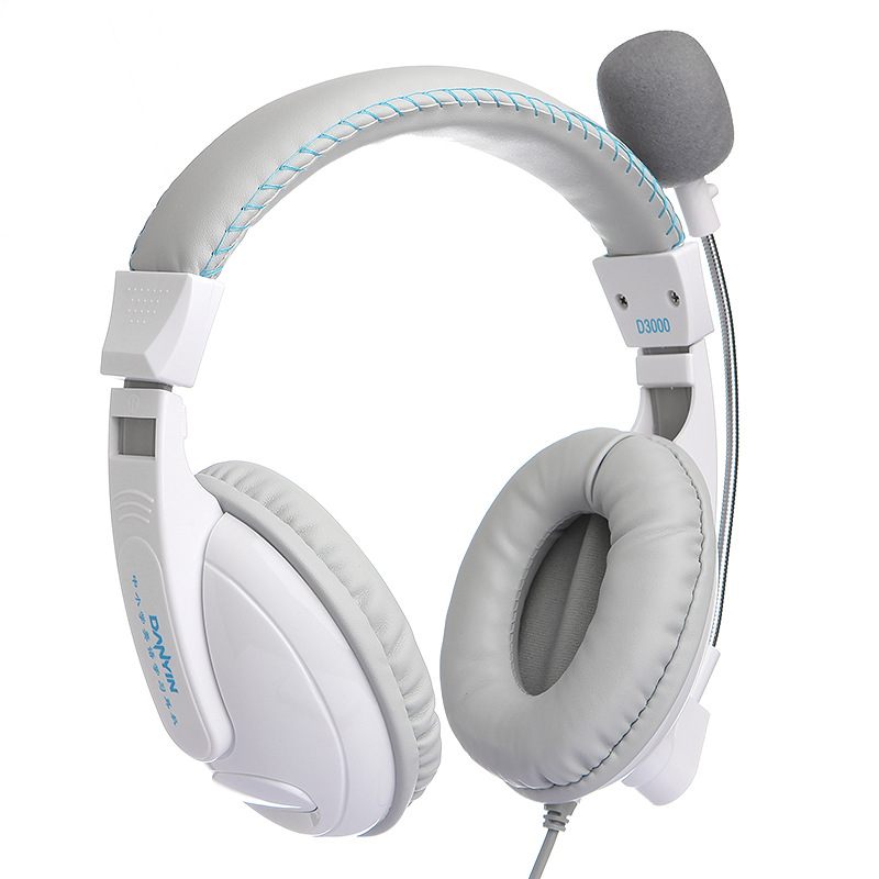 D3000 Over-Ear Wired Headphones for English Speaking Listening and Speaking Learning Stereo Headset with TYPE-C Connector