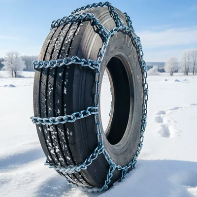 Tire snow chain without nails, universal type