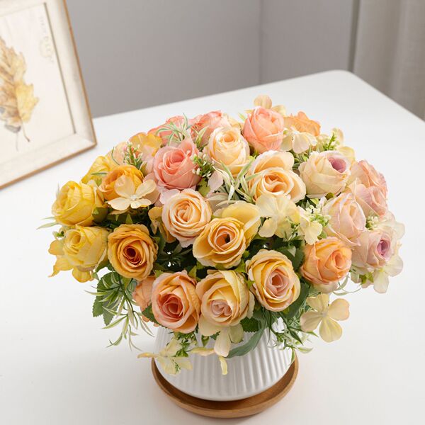 nail decoration contains rose