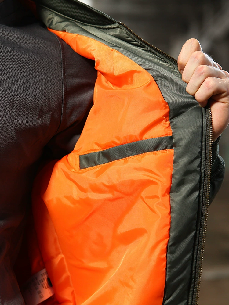 唤龙 Men's travel baseball down jacket, uniform, American style