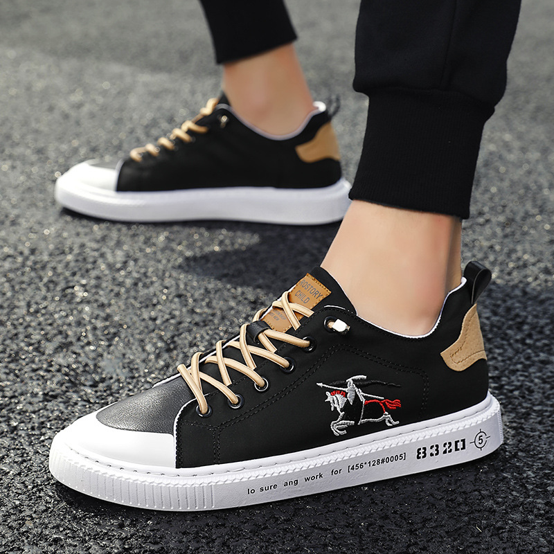 s Summer White Shoes Canvas Casual Shoes Breathable Sneakers Fashion Trendy Men's Casual Shoes Low Top Sports Shoes Men's Shoes_voghion.com