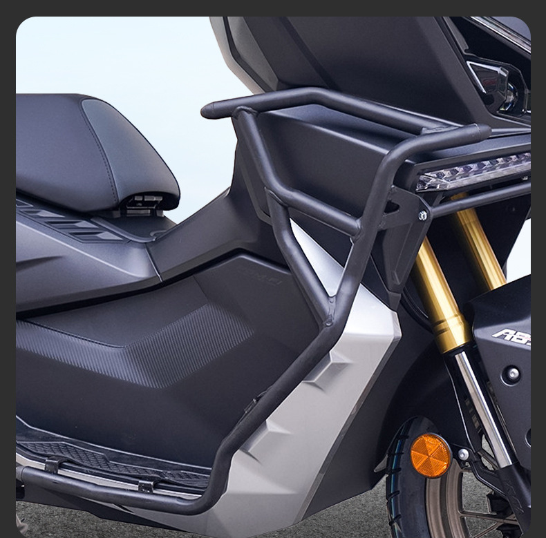 Suitable for Xin Da Zhou Honda Ns150Xc Bumper Exhaust Bar Anti-Fall Bar Water Tank Cover Exhaust Cover Modification Accessories