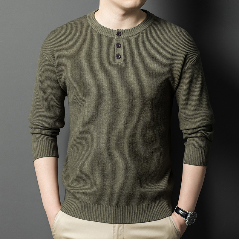 Yago 2025 Middle-aged Spring and Autumn T-shirt New Men's Dad Casual Round Neck Long Sleeve T-shirt Trendy Yago 2025 Middle-aged Spring and Autumn T-shirt New Men's Dad Casual Round Neck Long Sleeve T-shirt Trendy