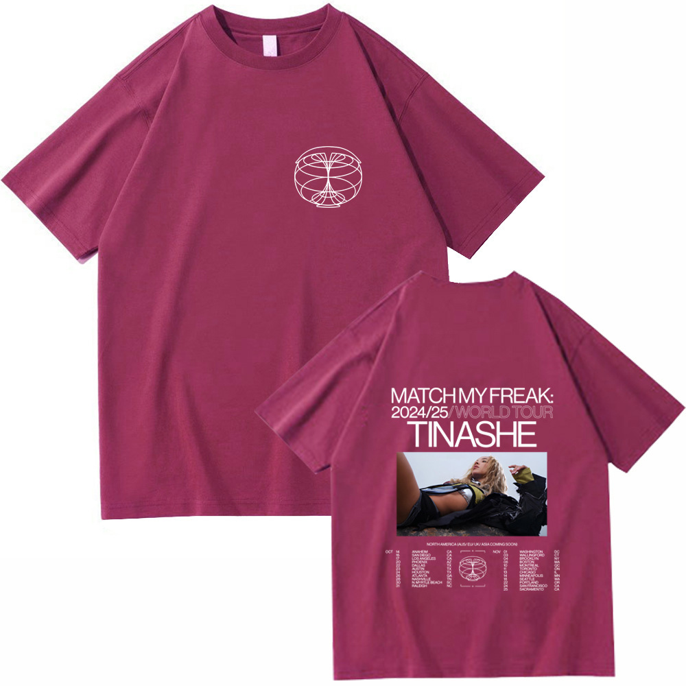 Tinashe Shirt Match My Freak World Tour 2024 Overseas T Shi