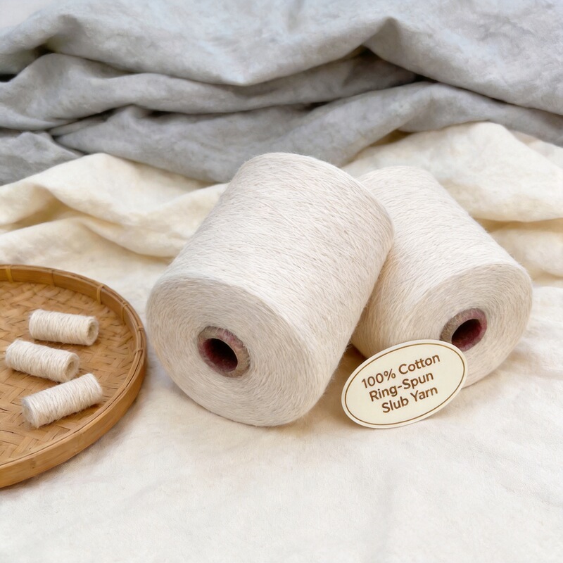 Ready Supply of Ring Ingot Pure Cotton Bamboo Yarn 12 Count Cotton Bamboo Yarn Thickness 1.8 Times Pure Cotton Yarn