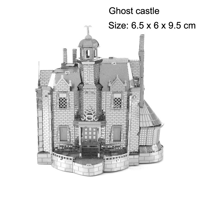 Aipin 3D metal 3D puzzle Building series Notre Dame de Paris belleza durmiente Castillo asamblea modelo regalo cumpleaños