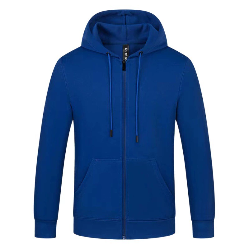 Индивидуальный свитшот на молнии с воротником-стойкой и капюшоном, флисовая куртка-кардиган, вышитая рабочая одежда с длинными рукавами, рекламная футболка с нанесением логотипа.