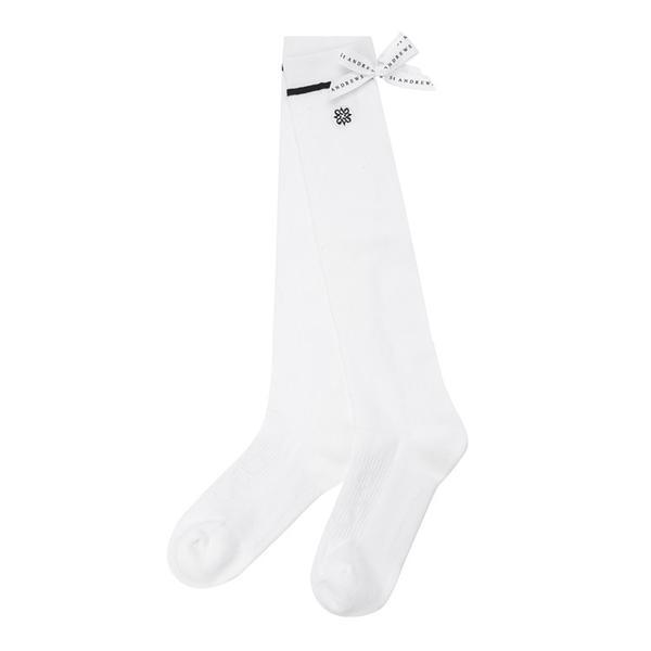 Korean Original Golf Women's Socks, Stockings, Sports and Leisure Ball Socks, Elastic Bow Decoration, Breathable Stockings