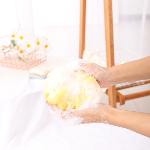 Creative pumpkin shape bath ball bath supplies large bubble bath ball 50g manufacturer wholesale