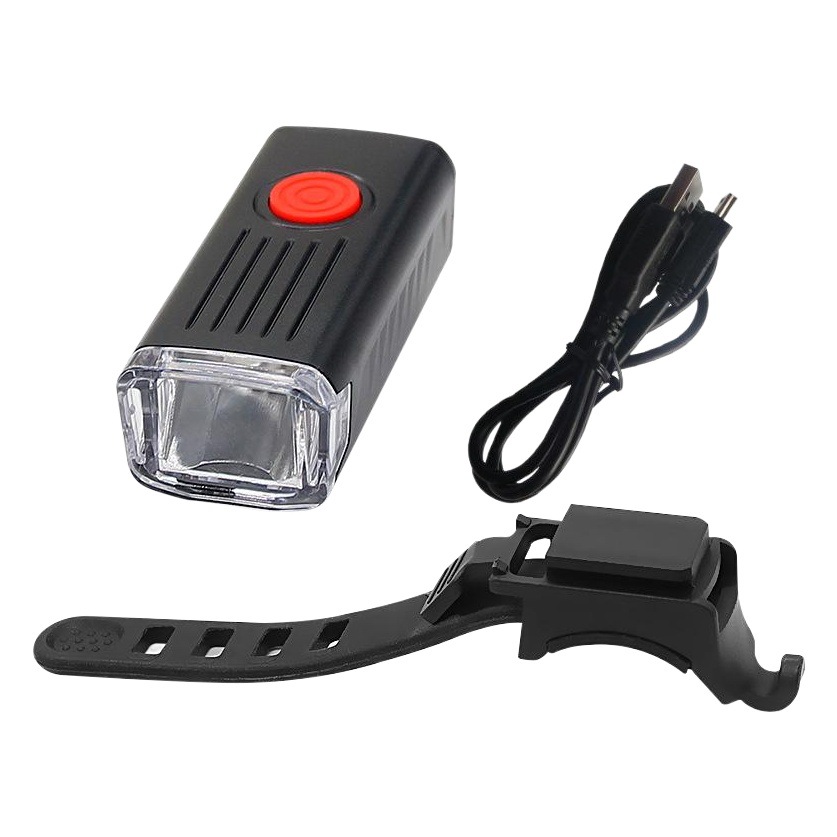 Nueva iluminación de la bicicleta Faro de carga USB noche Riding mountain bike highlight faro bicicleta accesorios traje