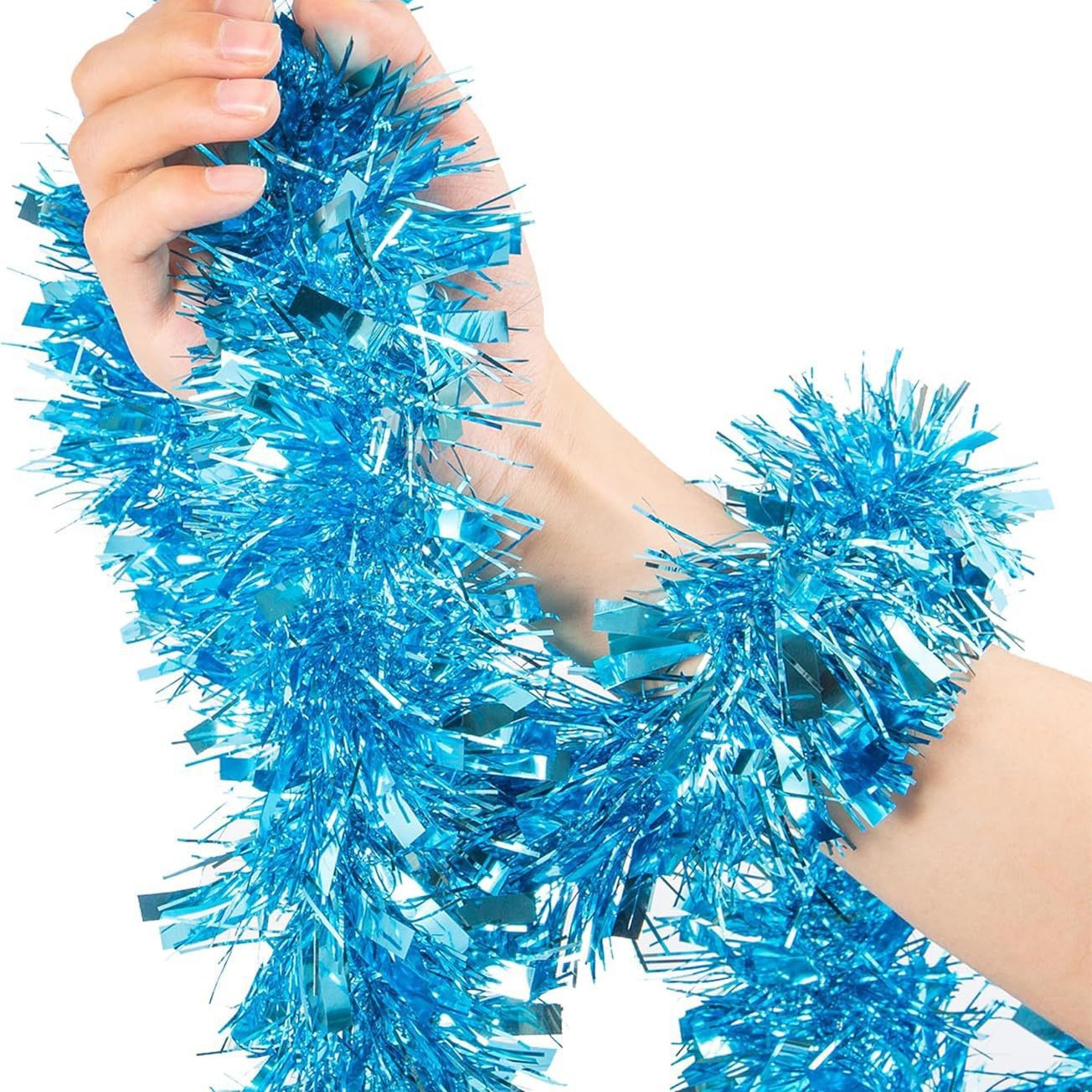 Navidad transfronteriza decoración de espuma fiestas de fiestas gruesas mezcladas de lana 9cm2m cifrado