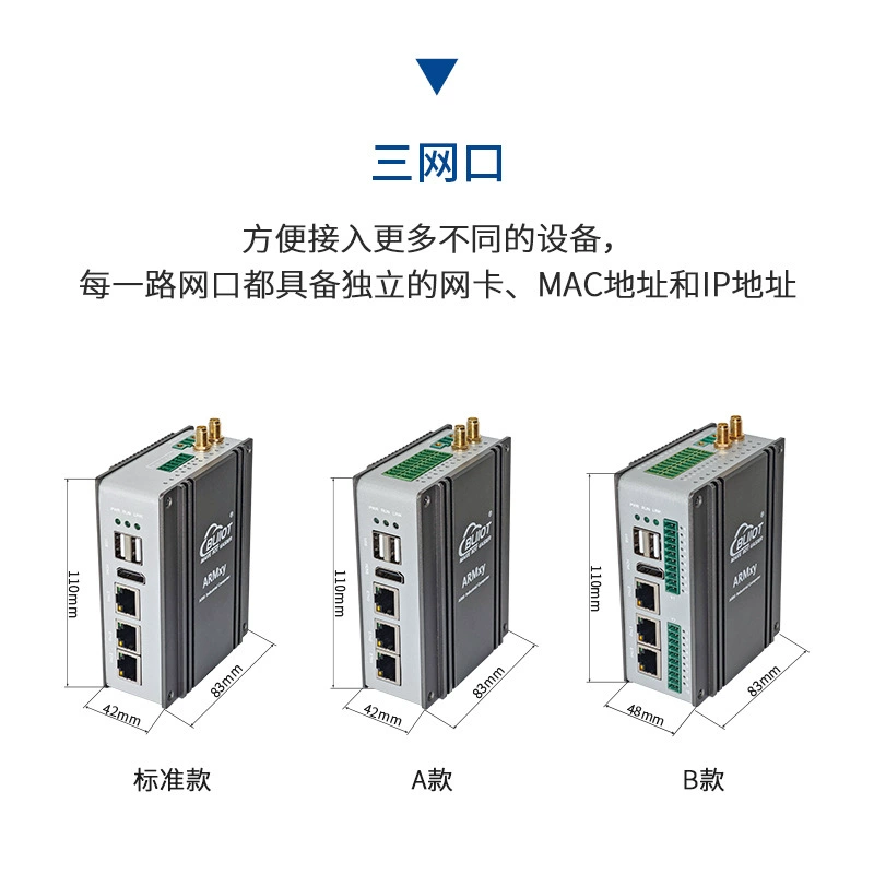 Промышленный компьютер Barium Re BL350, 4-ядерный процессор A53, облачное сотрудничество на периферии, многопротокольная и портовая док-станция, промышленная автоматизация