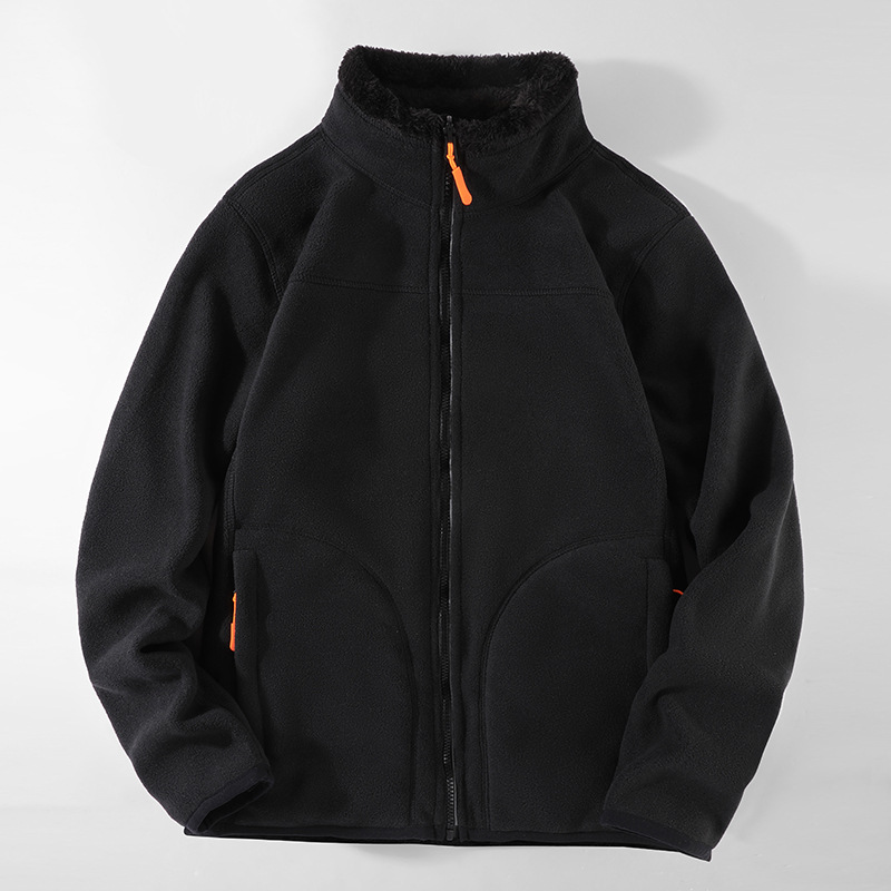 Transfronterizo otoño y invierno doble cara más camisa de terciopelo grueso chaqueta de terciopelo de hombre chaqueta de moda de hombre ropa cálida