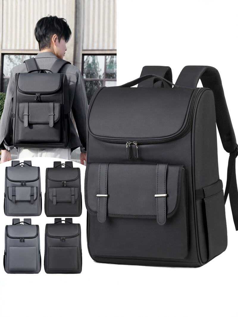 Mochila de negocios, mochila de película impermeable para hombres, mochila de viaje de viaje de gran capacidad, mochila de moda simple para hombres image 1