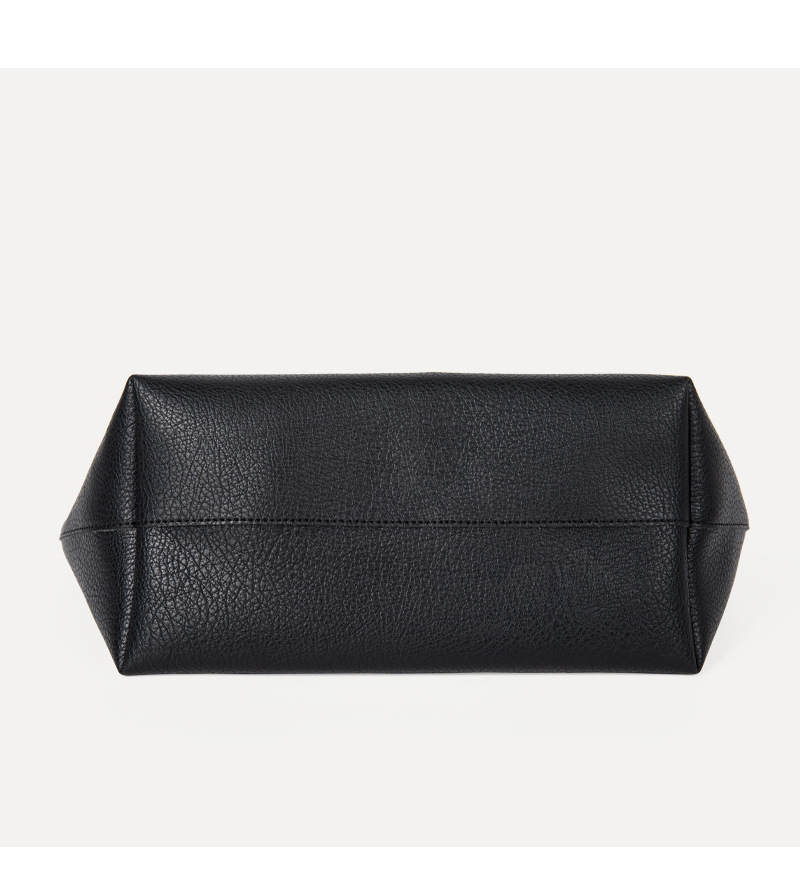 Nuevo diseño de nicho coreano, bolso de hombro de cuero suave con estampado de lichi para mujer, bolso de mano sencillo de gran capacidad para desplazamientos diarios_voghion.com