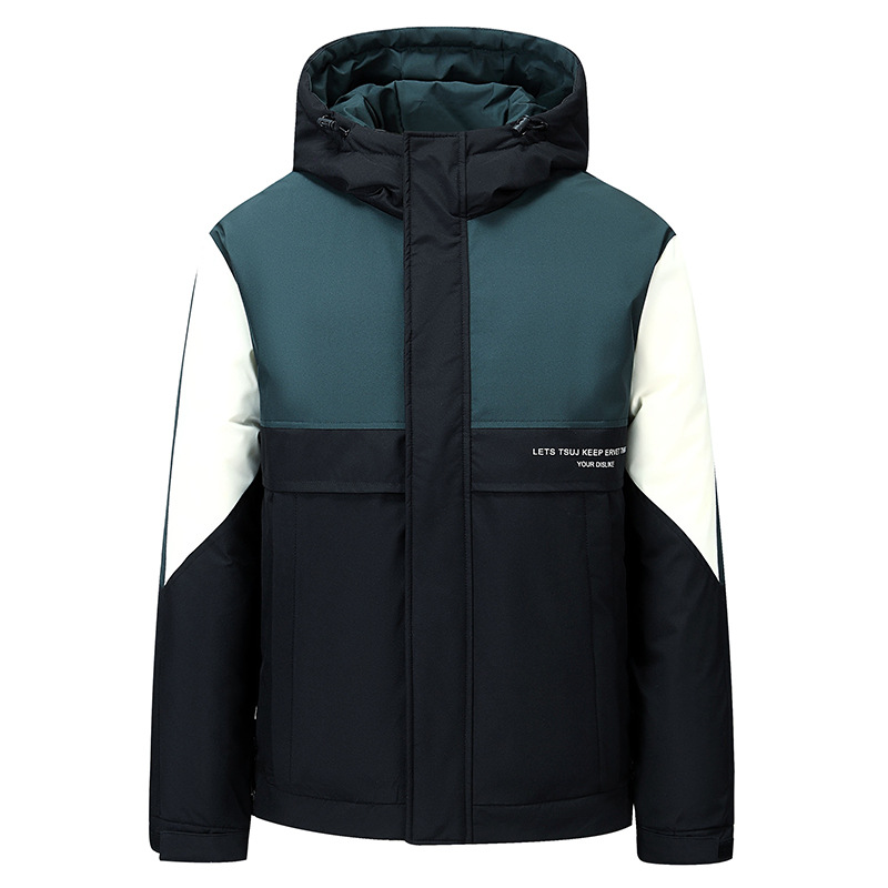 2024 nuevo invierno ocio cálido colorado grueso algodón ropa de hombre pareja joven chaqueta chaqueta ropa de hombre