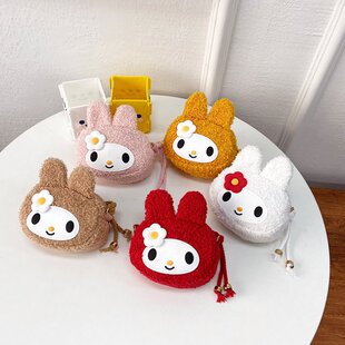 2024 New Cartoon Cute Children's One-Shoulder Diagonal Snacks Stuffed Accessories Popular Niche Affordable Trendy Easiest for Match Bag