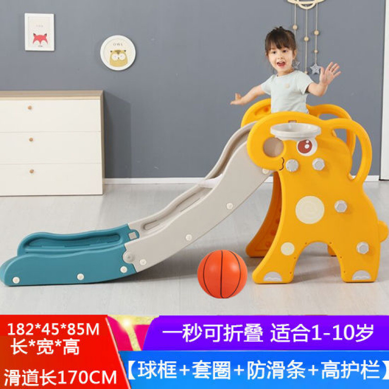 Slide para niños domésticos interiores de 2 a 10 años Baby Slide Swing 2 en 1 Family Playground multifuncional