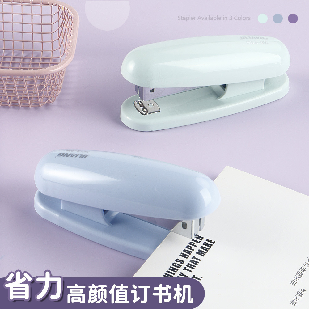 Mini grapadora de alto valor 12 # Grapadora antideslizante para oficina pequeña y mediana