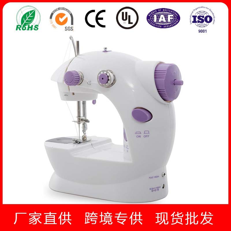 跨境爆款SM202A 电动便携式小型迷你家用缝纫机 DIY初学小帮手