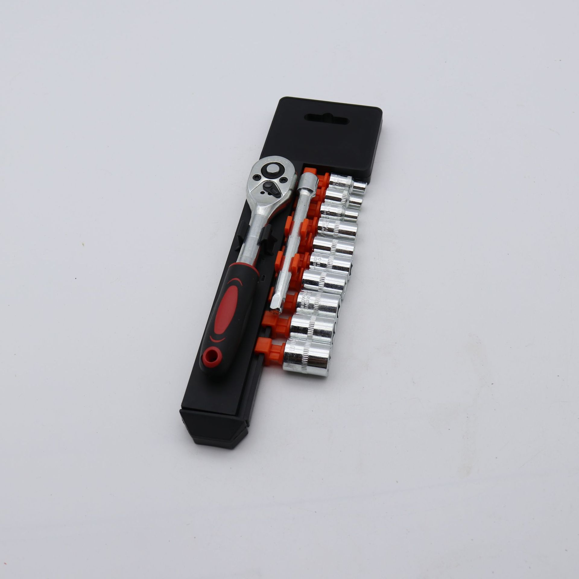 Herramientas de mantenimiento automotriz, herramientas de hardware, llave de manguito, llave de manguito de 46 piezas, cabeza de llave de manguito