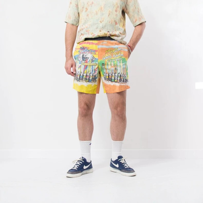 Amazon's Popular Men's Shorts with Skyline Pattern, Casual Streetwear, Cool Basketball Running Workout Shorts