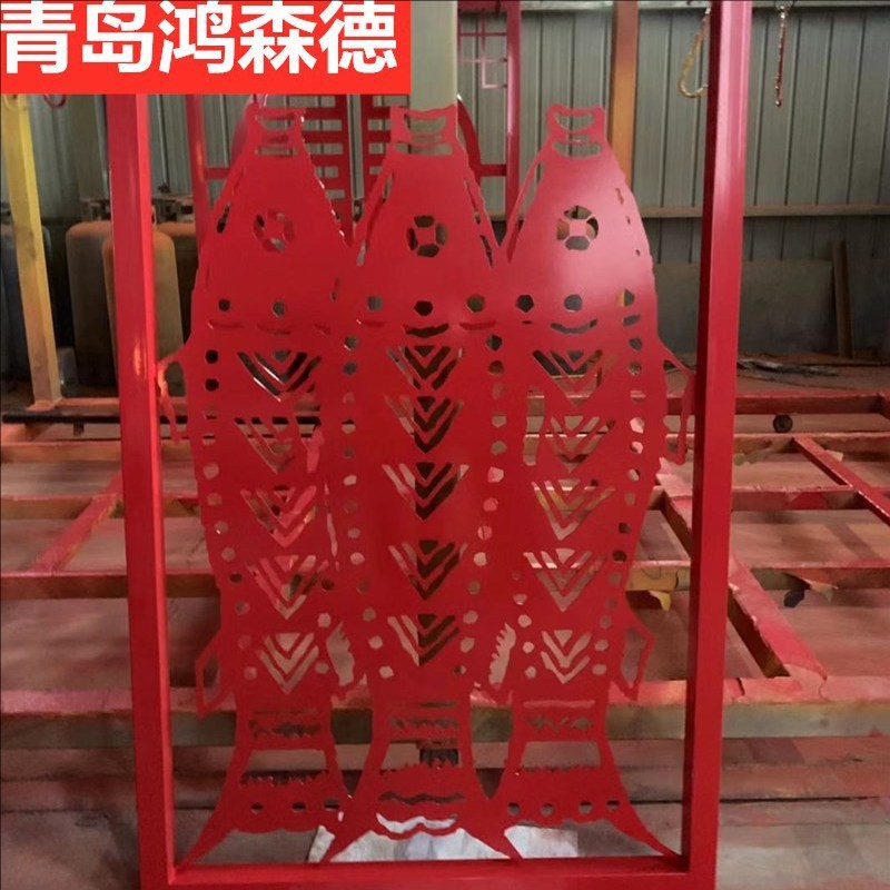 青岛鸿森德专业数控激光切割加工、钢管、钢板激光切割下料