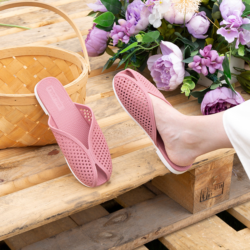 [Generación] zapatillas de verano para mujer en línea Celebrity INS medio cerrado boca de pescado interior y exterior perezoso antideslizante sandalias de fondo suave para el desgaste exterior
