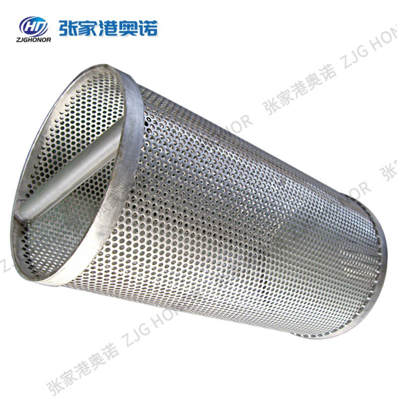 定制水处理楔形冲孔网滤筒 不锈钢纯圆绕丝筛管自清洗复合滤芯