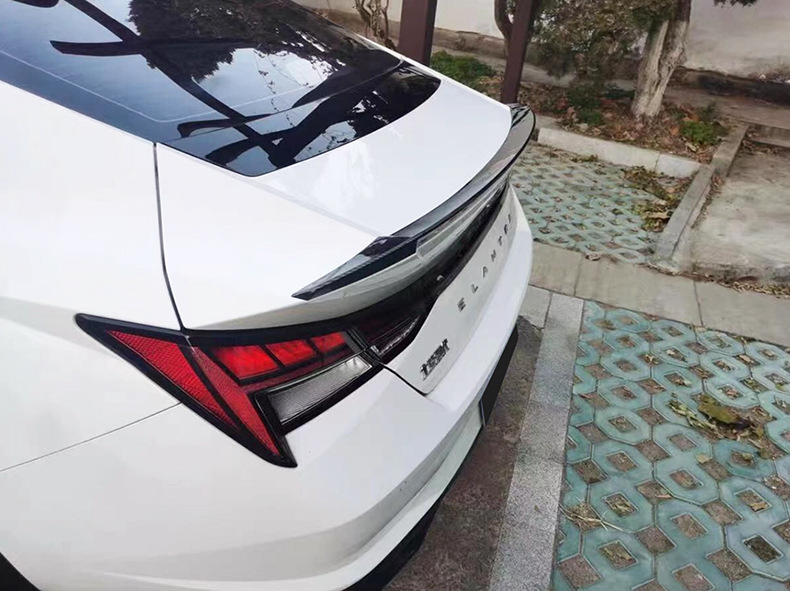 Specially Used for Hyundai Elantra Rear Wing 21-24 Seventh Generation New Elantra Modified Pressure Tail Fixed Wind Wing Without Punching