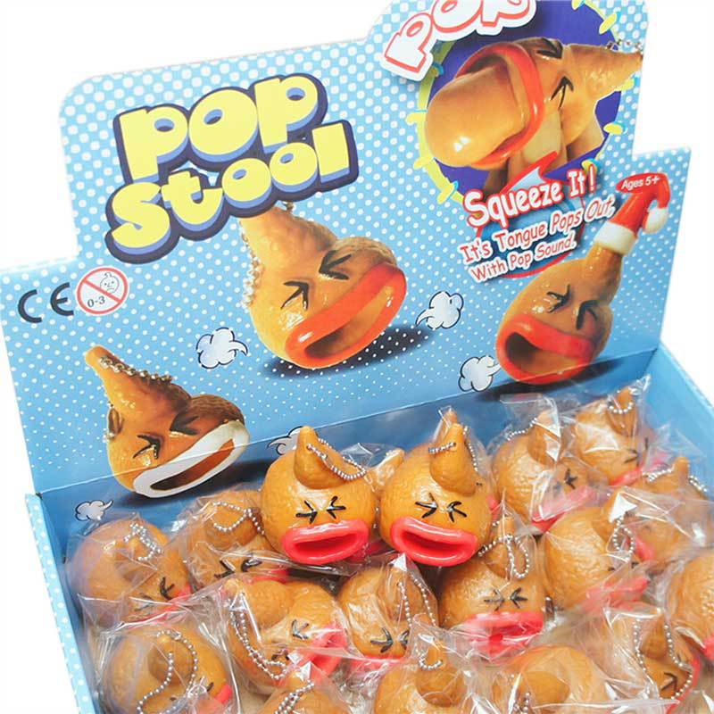 Tongue Sticking Daddy, Funny Pooping, Kissing Poop Gadgets, Pooping Daddy, Decompression Toy, Vent Squeeze Doll