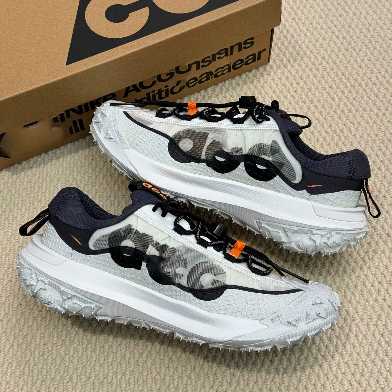 Чистые оригинальные кроссовки для бега по пересеченной местности Mountain Fly 2 ACG, нескользящие, износостойкие, мужские и женские спортивные походные туфли