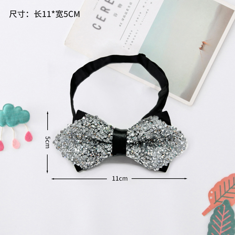 Pajarita para niños Corbata para niños coreanos Pajarita para bebés de color rojo vino de moda