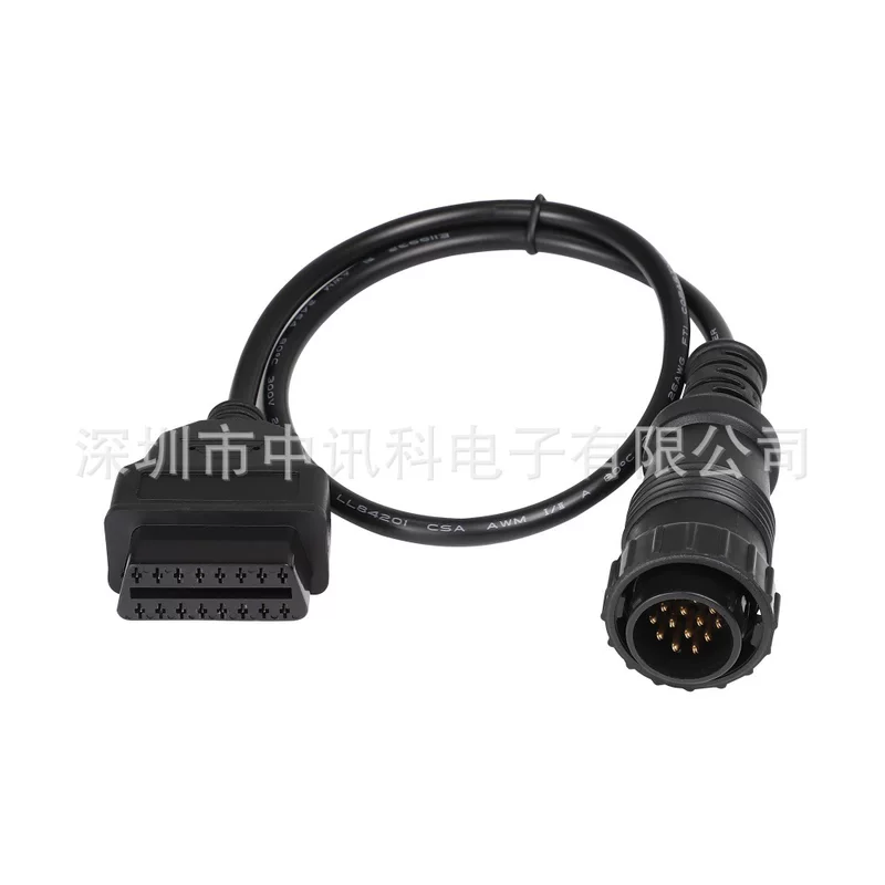 16-контактный штекерный удлинительный кабель OBD II (16 PIN) для OBD2