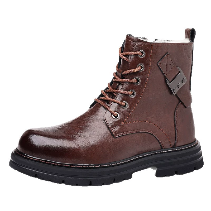 Martens, туфли, теплые ботинки, модная универсальная обувь