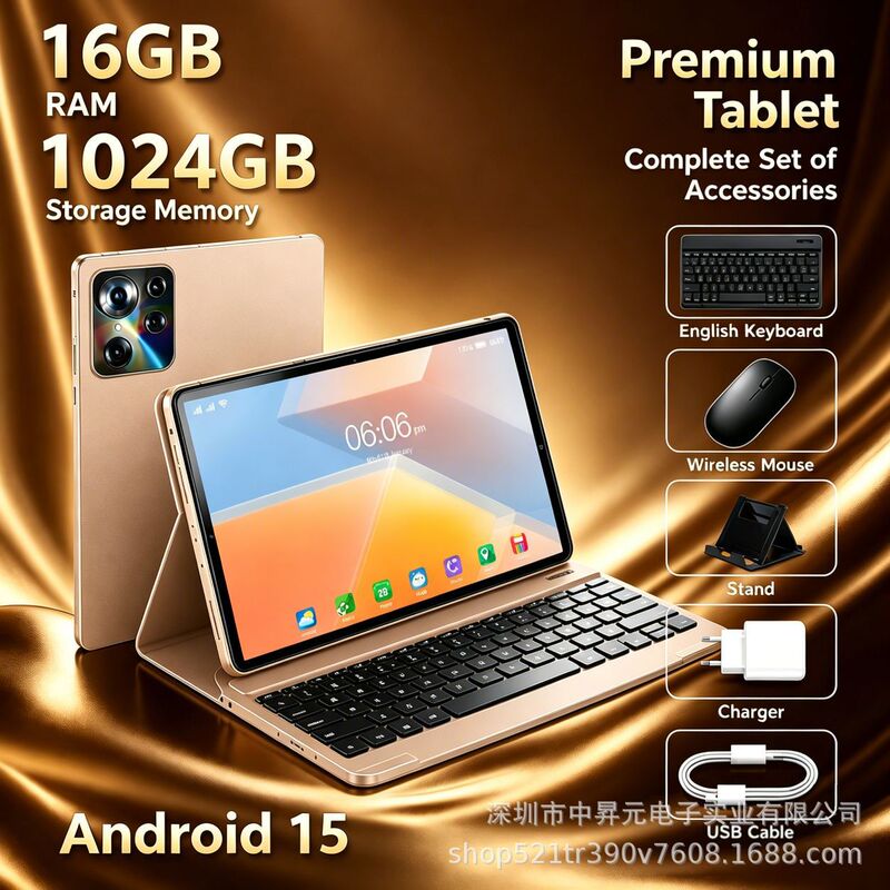 2026 10.1inch Tablet Pc Pad8 Soft Light Eye Protection Ultra-Thin Portable Gaming Entertainment Education Android Tablet