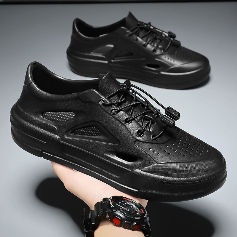 2024 verano hoyo zapatos para hombres respirables sandalias EVA hueco ligero zapatos de conducción zapatos de playa al aire libre