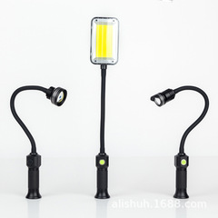 強い光の蒸気修理の懐中電灯のUSB充電の携帯の手持ちの仕事の明かりは強い磁気吸着のLEDホースの蒸気の点検の明かりを持ちます。