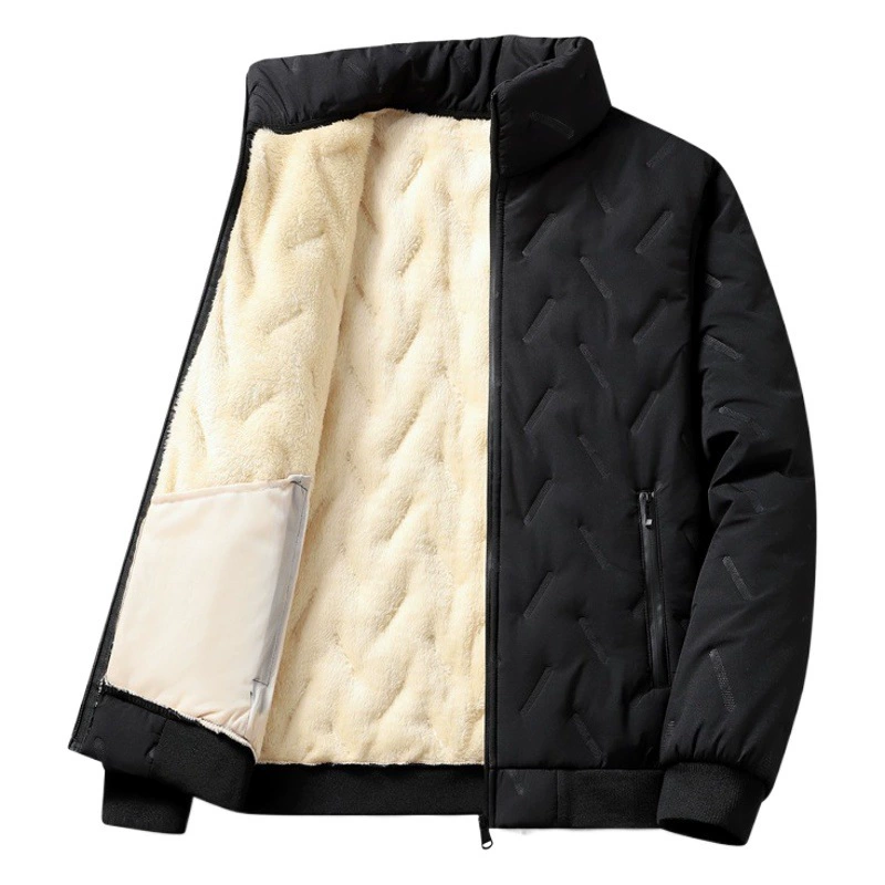 Хлопковая одежда мужская толстая модель 2025 новый большой размер мужской одежды