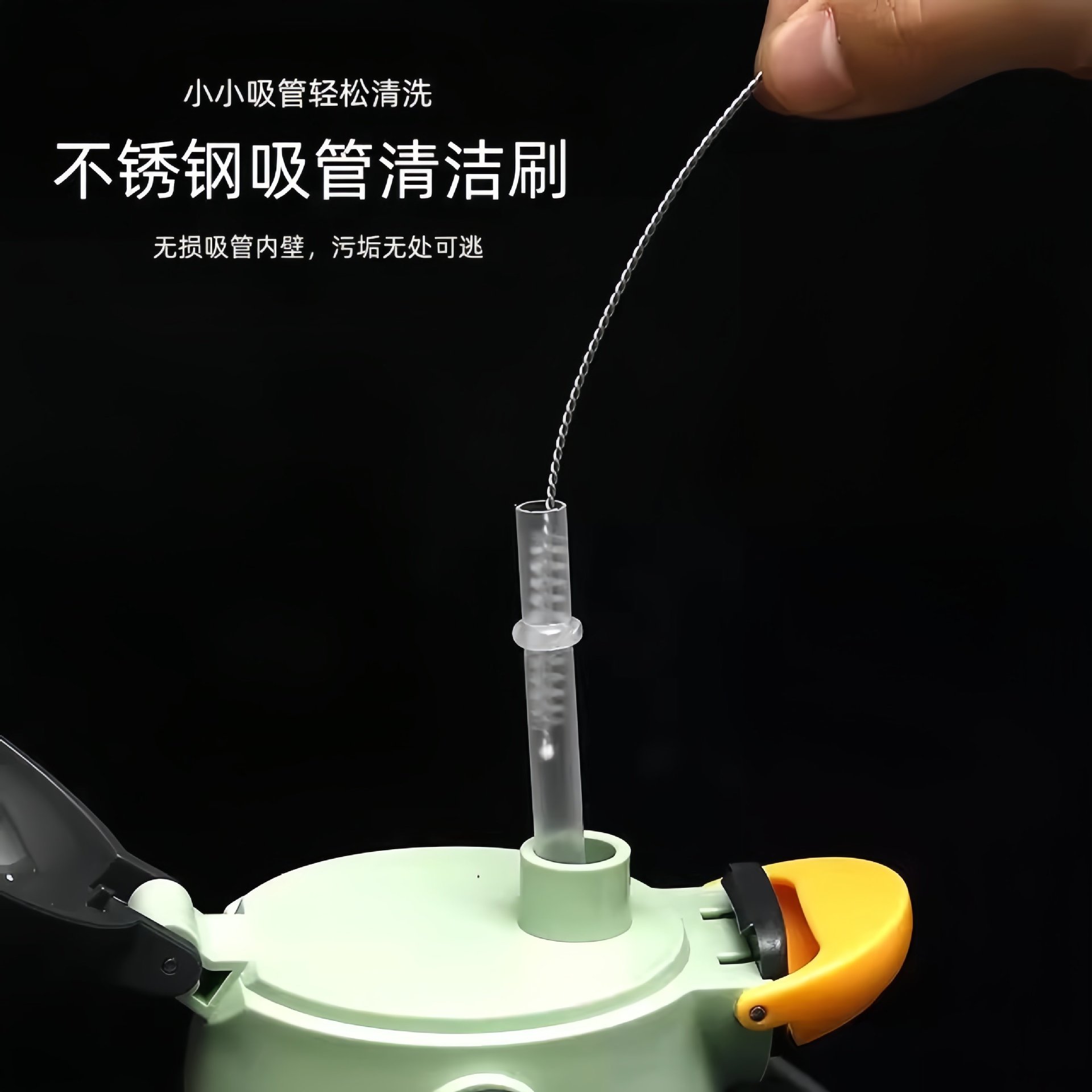 cepillo de grietas de mango largo cepillo de limpieza de acero inoxidable alargado cepillo pequeño especial para cocina sin ángulo muerto cepillo de taza multifuncional