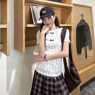 ���ϣͬ������miumiuŮ�b26�ļ�������Ů���黨ӡ������T��+����