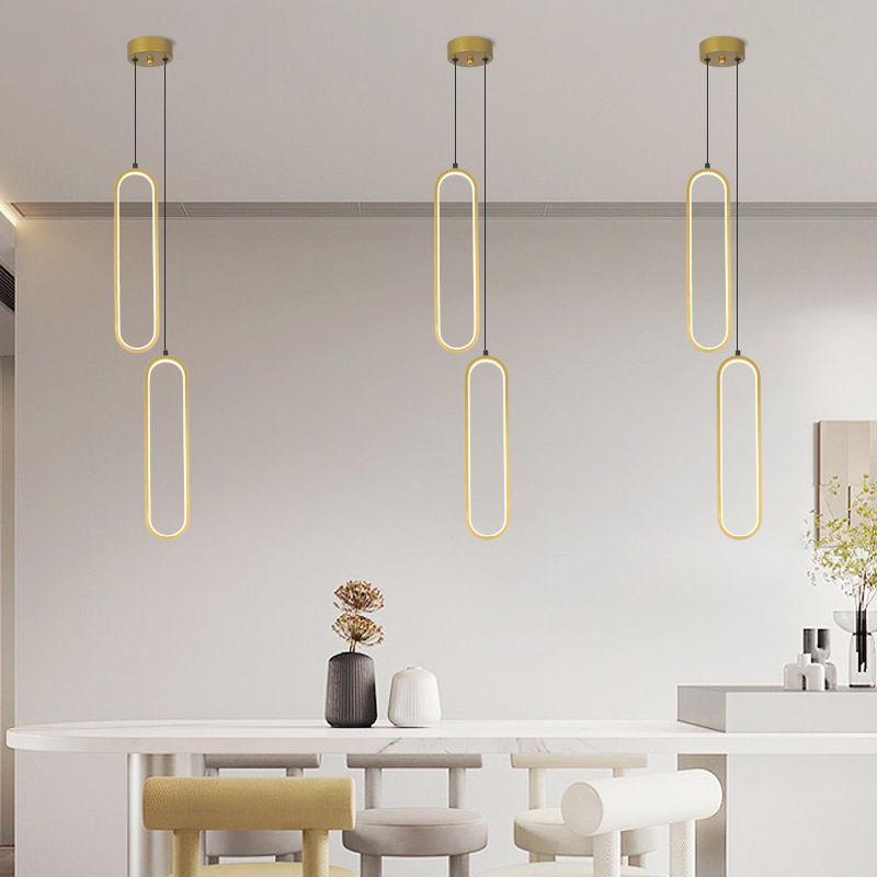 Nordic pequeño candelabro comedor dormitorio pasillo araña moderna lámpara colgante decorativa lámpara de cabecera estilo simple