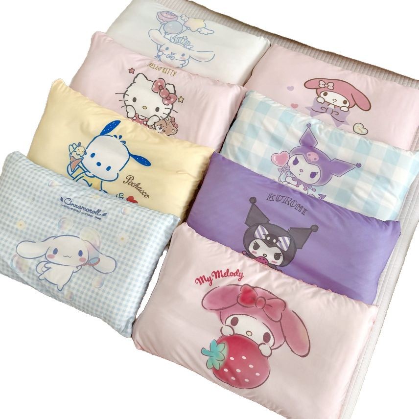 サンリオ涼感枕幼稚園枕芯漫画枕芯子供昼寝枕は取り外し可能な赤ちゃん枕芯